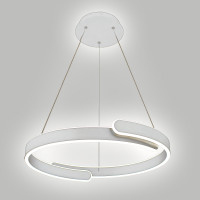 Смарт люстра управляемая светодиодная подвесная HIPPO 90 Вт 500x1200 мм Белая