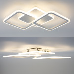 Світлодіодна люстра  ESLLSE MOKA 3S 60 Вт 550x310x72 мм Біла