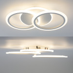 Cвітлодіодна люстра ESLLSE MOKA 3R 60 Вт 440x250x70 мм Біла