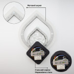 Настенный светодиодный светильник бра ESLLSE AZALIA ICE 13 Вт 305x215x47 мм Черный