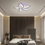 Люстра светодиодная с пультом ESLLSE ELLA RGB 42+10 Вт 5F 600x95 мм Белая