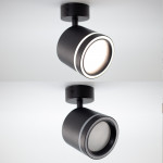 Спотовый светильник ESLLSE GELA R DL 85x70 мм Черный для лампы GX53