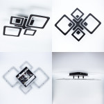 Управляемая светодиодная люстра ESLLSE OVAL RGB 110 Bт 5S 550x520x75 мм Белая