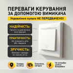 Накладний світлодіодний світильник ESLLSE OKO 54 Вт R 400×25 мм Біла
