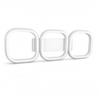 Смарт люстра керована світлодіодна CUBES 40 Вт 530x160x55  мм Біла з пультом ДУ для кухні, спальні