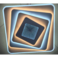 Керована світлодіодна люстра ESLLSE  ASTROLIA 110 Вт S 420x420x70  мм  Біла з пультом