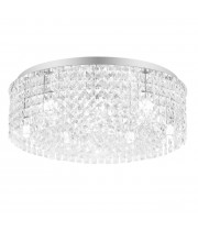 Люстра ESLLSE KRYSTAL R 600x170 Хром на 12 ламп E14