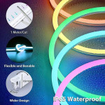 Гнучкий світлодіодний світильник ESLLSE  DYVOSVIT  10 Вт L 16x6x5000 мм RGB