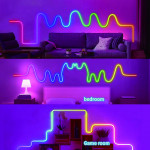 Гнучкий світлодіодний світильник ESLLSE  DYVOSVIT  10 Вт L 16x6x5000 мм RGB