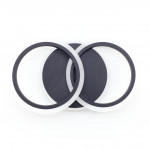 Cвітлодіодна люстра ESLLSE MOKA 3R 60 Вт 440x250x70 мм Чорна