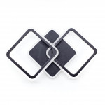 Світлодіодна люстра  ESLLSE MOKA 3S 60 Вт 550x310x72 мм Чорна