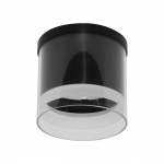 Спотовый светильник ESLLSE YASNIST R  90x85 мм Черный для лампы GX53