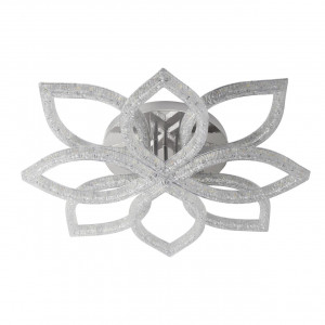 Керована світлодіодна  люстра PELUSTKA ICE  100 Вт 8R745x120мм Біла