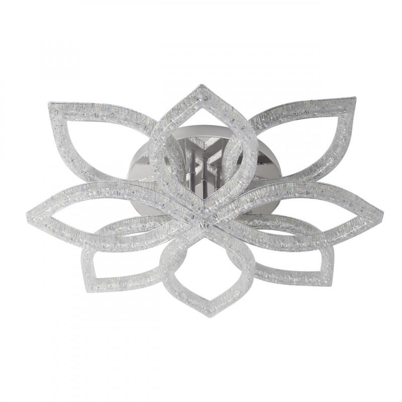 Керована світлодіодна  люстра PELUSTKA ICE  100 Вт 8R745x120мм Біла