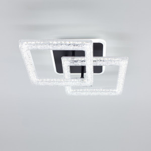 Керована світлодіодна  люстра RADIST ICE 40 Вт 3S 345x480x120 мм Чорна