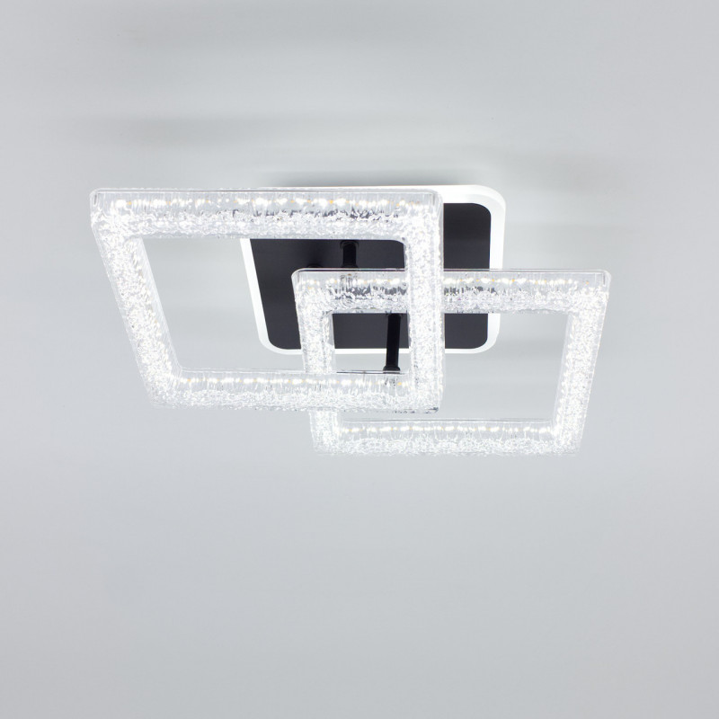 Керована світлодіодна  люстра RADIST ICE 40 Вт 3S 345x480x120 мм Чорна