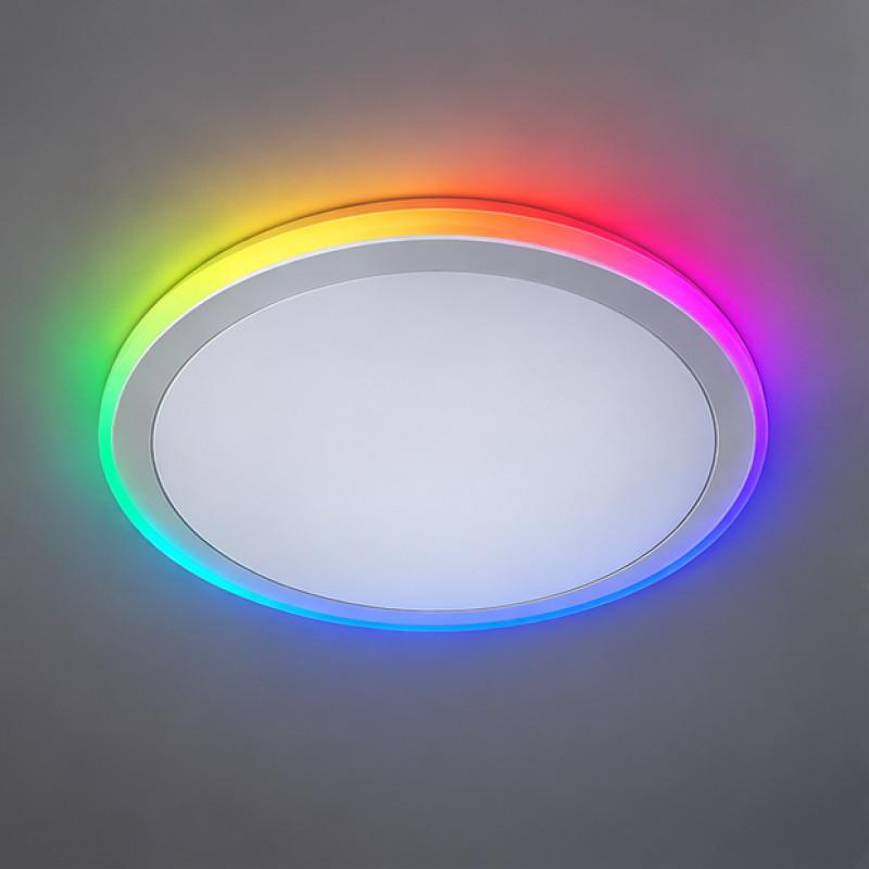 Светильник управляемый светодиодный ESLLSE RAIDUHA RGB R 40 Вт 300x45 мм Белый