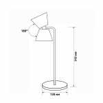 Багатофункціональна світлодіодна лампа LOKA 3W R-SENSOR-310×130-WHITE-DC5V/1A-IP44