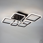 Керована світлодіодна люстра OVAL 75 Bт 6S 810x600x175 мм