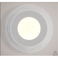 Світильник керований світлодіодний PLAZA R 20 Вт 230х45 мм Білий