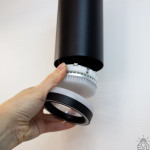 Светильник подвесной SIENA R 83x1000 мм Черный для лампы GX53