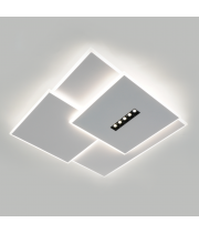 Управляемая светодиодная люстра STERREN 105W 3S 520×535×55-WHITE/BLACK-220-IP20
