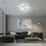 Люстра керована світлодіодна VEGA TRIPLE 3S 70 Вт 470х470х60 мм Біла