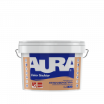 Структурная краска AURA Dekor Struktur для фасадов и интерьеров белая 2.5 л