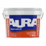 Лак інтер'єрний панельний Aqua Lack 20 Aura® напівматовий водорозчинний 10 л