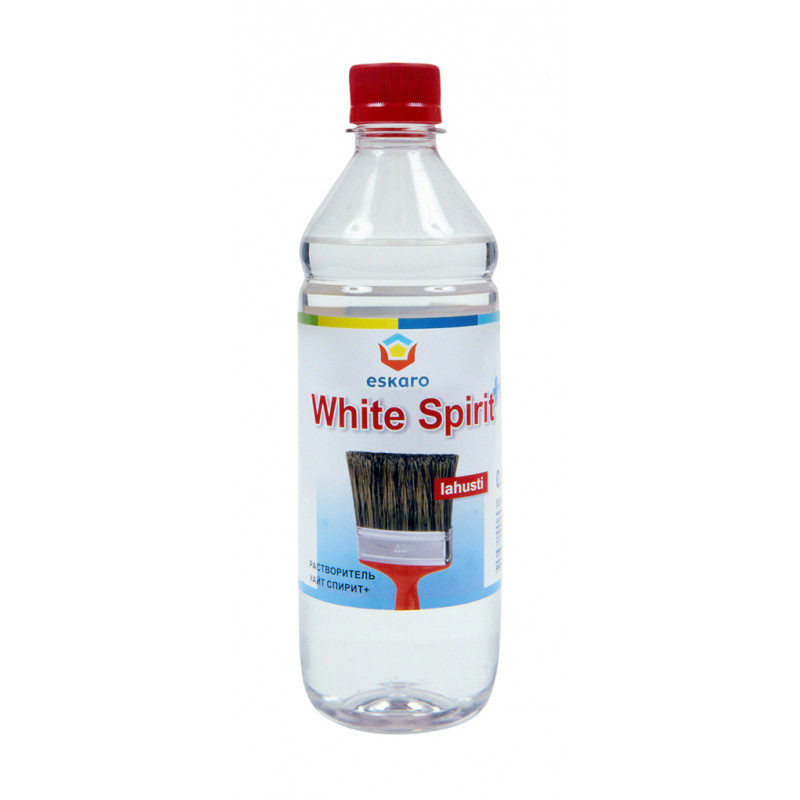 Растворитель Eskaro White-Spirit для органорастворимых лакокрасочных материалов 0.5 л Растворитель Eskaro White-Spirit для органорастворимых лакокрасочных материалов 0.5 л