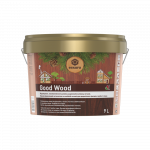 Антисептик Eskaro Good Wood на олійній основі для зрубів, рублених дерев'яних фасадів 9 л
