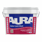 Фасадный лак для камня Aura® Dekor Lack Mat с эффектом «мокрого камня» полуматовый 10 л