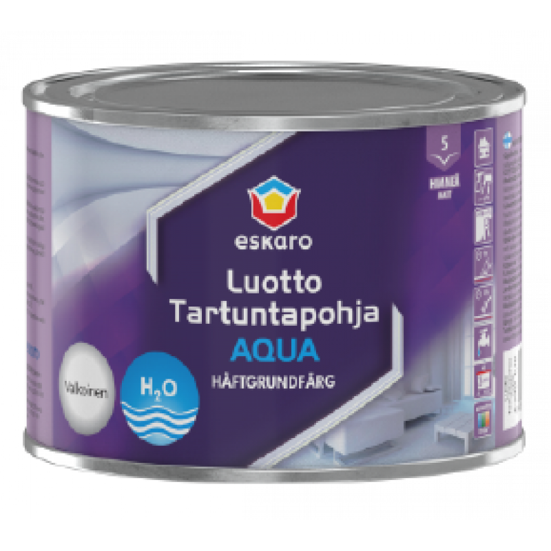 Ґрунтувальна фарба Eskaro Luotto Tartuntapohja Aqua для скла, плитки, меблів, ламінату та іншого 0,45 л (0,54 кг)