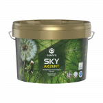 Краска для потолка Eskaro Akzent Sky глубокоматовая белая 2.7 л