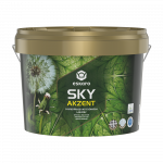 Краска для потолка Eskaro Akzent Sky глубокоматовая белая 9 л