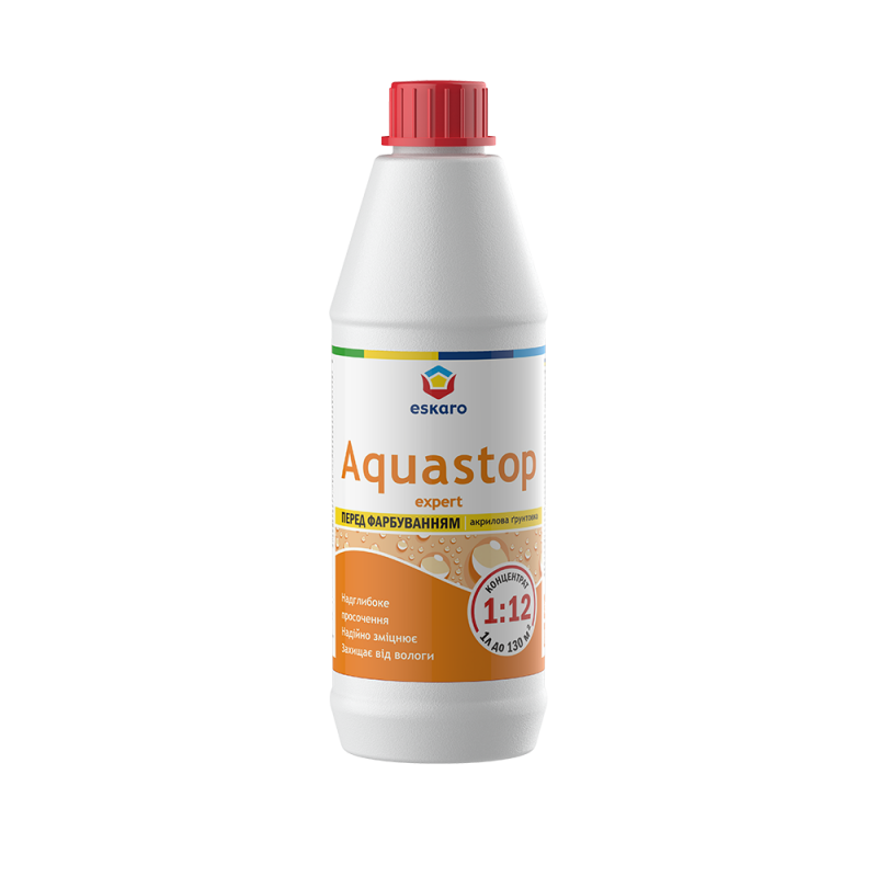 Грунтовка концентрат ESKARO Aquastop Expert (1:12) 1 л 