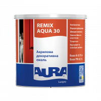 Эмаль акриловая Aura Luxpro Remix Aqua 30 Белая полуматовая