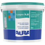 Акрилатная краска Aura® LuxPro K&B для кухонь и ванных комнат полуматовая белая 5 л