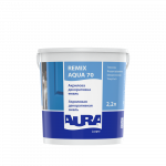 Акрилова емаль AURA Luxpro Remix Aqua 70 без запаху глянцева біла 2.2 л