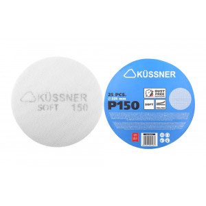 Сітка абразивна Kussner Soft 225 мм Р150, 3 шт, на липучці (1010-320315)