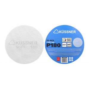Сітка абразивна Kussner Soft 225 мм Р180, 3 шт, на липучці (1010-320318)