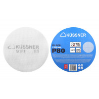 Сетка абразивная Kussner Soft 225 мм Р80, 3 шт, на липучке (1010-320308)