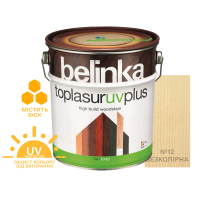 Краска-лазурь для дерева Belinka TopLasur UV+ №12 бесцветная полуглянец