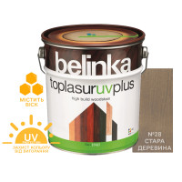 Краска-лазурь для дерева Belinka TopLasur UV+ №28 старая древесина полуглянец