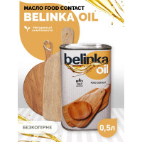 Масло для кухонних дошок та стільниць Belinka Food Contact мат 0,5 л