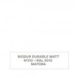 Грунт-емаль 3в1 антикорозійна Biodur Durable Matt № 210 RAL 9010 біла матова 2.1 л
