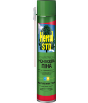 Багатоцільова поліуретанова монтажна піна HERCUL STD всесезонна 750 ml / 850 g