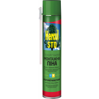 Багатоцільова поліуретанова монтажна піна HERCUL STD всесезонна 750 ml / 850 g