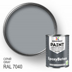 Фарба епоксидна Kompozit EpoxyBeton сіра RAL 7040 глянцева 1.2 кг