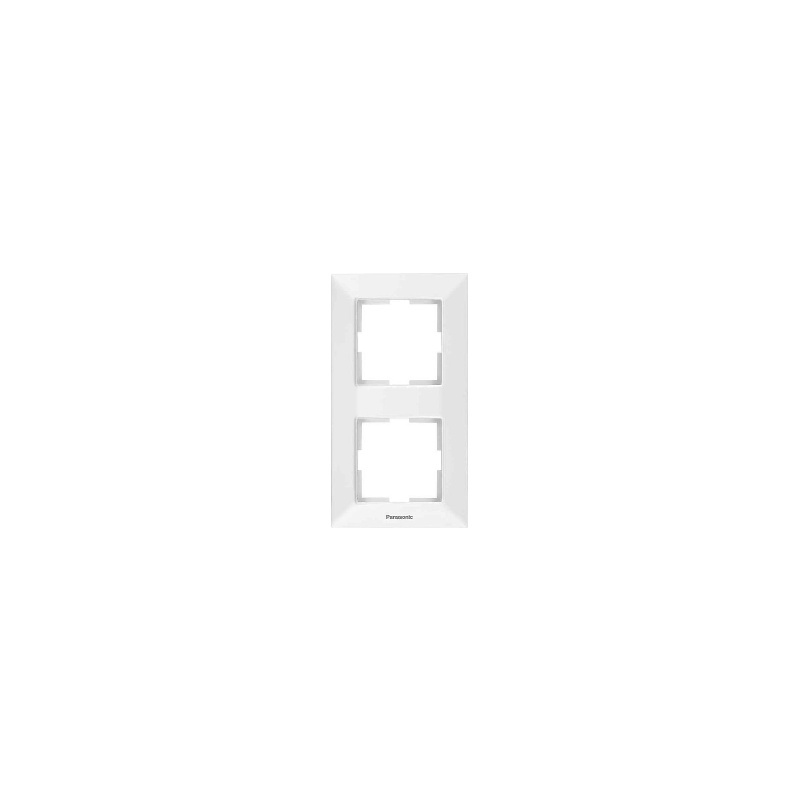 Рамка 2-пост. вертикальная Panasonic Arkedia Slim белая WNTF08122WH-UA1
